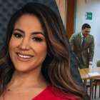 Los medios de comunicación no pudieron hacer fotos de Mayra Salazar.