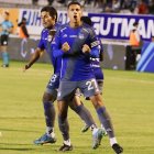 El defensor de Emelec Luis Fernando León ha convertido algunos goles en la temporada