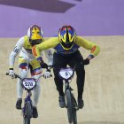 El ciclista ecuatoriano Alfredo Campo fue protagonista en la competencia de BMX en París 2024