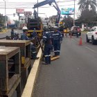 Con la renovación el carril de la Ecovía tendrá pavimento rígido (hormigón).