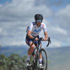 La deportista cuando compitió en el Ironman 70.3 de Manta, en la provincia de Manabí