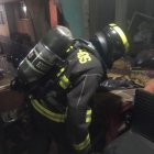 Los bomberos atendieron la emergencia la noche del 20 de septiembre de 2024.