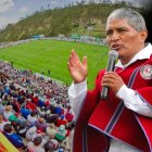 Luis Chango y el proyecto del estadio para Mushuc Runa.