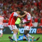 Enner Valencia marcó el 1-1 final sobre el Flamengo de su compatriota Gonzalo Plata.