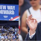 Elecciones. Los candidatos a la presidencia Trump y Harris.