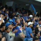 Hinchas de Emelec reprochan el accionar del equipo en el estadio George Capwell