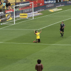 Eduard Bello volvió a anotar para Barcelona en el partido ante Cumbayá