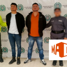 Juan Diego y José Daniel Santacruz Benavidez capturados en Colombia.