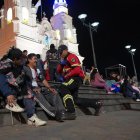 En el operativo por la romería al Santuario a El Quinche participaron 131 bomberos.