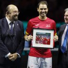 Nadal fue condecorado por la Federación Internacional, la Española y la ATP.