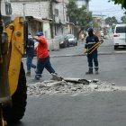 Varias autoridades realizaron la destrucción de los rompe velocidades