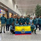 La delegación de Ecuador que está en Argentina.