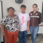 El joven se reencontró con su familia.