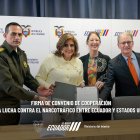 Las autorridades de Ecuador en materia de seguridad pública firmaron el documento.