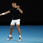 El español # 3 de la ATP ya entrena en Melbourne a la espera este domingo del inicio del Abierto de Australia.