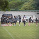 Jorge Célico sigue de cerca los entrenamientos de sus dirigidos.