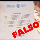 El comunicado inducía el voto hacia la candidata a la presidencia Luisa Gonzales