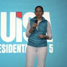 La candidata del correísmo, Luisa González.