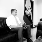 El fundador de Blackwater, Erik Prince, y el presidente Daniel Noboa.