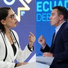 Luisa González y Daniel Noboa se lanzaron varias acusaciones durante el debate de la segunda vuelta electoral.