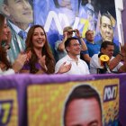 El 26 de marzo de 2025, Daniel Noboa participó de actos proselitistas.