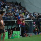 El director técnico de Emelec Jorge Célico es respaldado por el presidente electo Jorge Guzmán