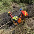 Personal técnico y operativo de la Epmaps trabaja en la zona.