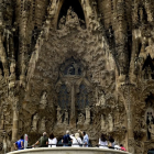 La Basílica de la Sagrada Familia, en Barcelona, obra cumbre del arquitecto catalán Antoni Gaudí.