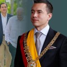 La presidenta de Honduras, Xiomara Castro, y el mandatario ecuatoriano, Daniel Noboa.