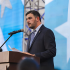 El alcalde de Guayaquil, Aquiles Álvarez, señala que no puede usar la tobillera de vigilancia por sus condición médica.