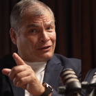 El expresidente prófugo, Rafael Correa, y Diego Borja, excandidato vicepresidencial de la correísta Luisa González, han mantenido un discurso para atacar a Daniel Noboa.