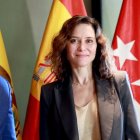 Daniel Noboa fue recibido por la presidenta de la comunidad de Madrid, Isabel Díaz Ayuso, durante su visita a España.