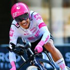 Carapaz sufrió en la contrarreloj, en la que es conocido no es su fuerte.