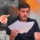 Juan Esteban Guarderas (izquierda) denunció a Aquiles Álvarez por supuesta infracción electoral grave.