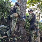 El Ejército realizó una operación en el sector El Pablo, parroquia El Chical, para combatir la minería ilegal.