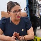 La gobernadora del Guayas, Zaida Rovira, se reunió con los comerciantes de La Bahía.