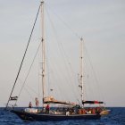 Fotografagía de archivo del Madleen, el barco de la Flotilla de la Libertad que se dirige a Gaza.
