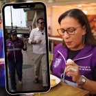 Gobernadora del Guayas visita la Bahía con policías y ministro Burbano