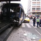 El choque se registró la tarde del jueves 19 de junio.