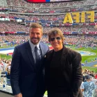 David Beckham subió hace dos semanas esta foto junto a Tom Cruise.