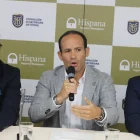 Francisco Egas (c), principal directivo de la Federación Ecuatoriana de Fútbol.