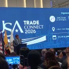 El ministro de Producción, Luis Alberto Jaramillo, en el foro USA Trade Connect 2026.