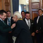 El premio en Cultura y Arte fue otorgado a Paúl Palacio Collmann, artista plástico, escultor y muralista de 84 años.