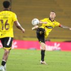 Damián Díaz manejó el ataque de Barcelona SC ante Independiente del Valle.