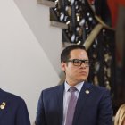 El secretario de la Administración Pública José Julio Neira en el Palacio de Carondelet.