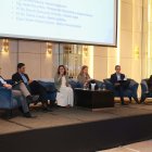 Foro
Representantes de los sectores bananero, asegurador, legal, público y de la construcción participaron en el foro realizado en Guayaquil.
