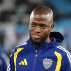 Enner Valencia marcó su primer gol con Boca Juniors.