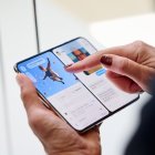 El iPhone Duo plegable de Apple se presentó durante el evento especial de Apple en el Teatro Steve Jobs en Apple Park en Cupertino, California.