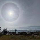 El halo solar fue visible este 24 de septiembre desde varios puntos de Quito.