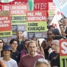 Los sindicalistas anticiparon una nueva manifestación para el 24 de noviembre ante el Parlamento portugués.